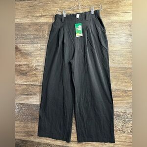 HALARA Black Wide-Leg Trousers